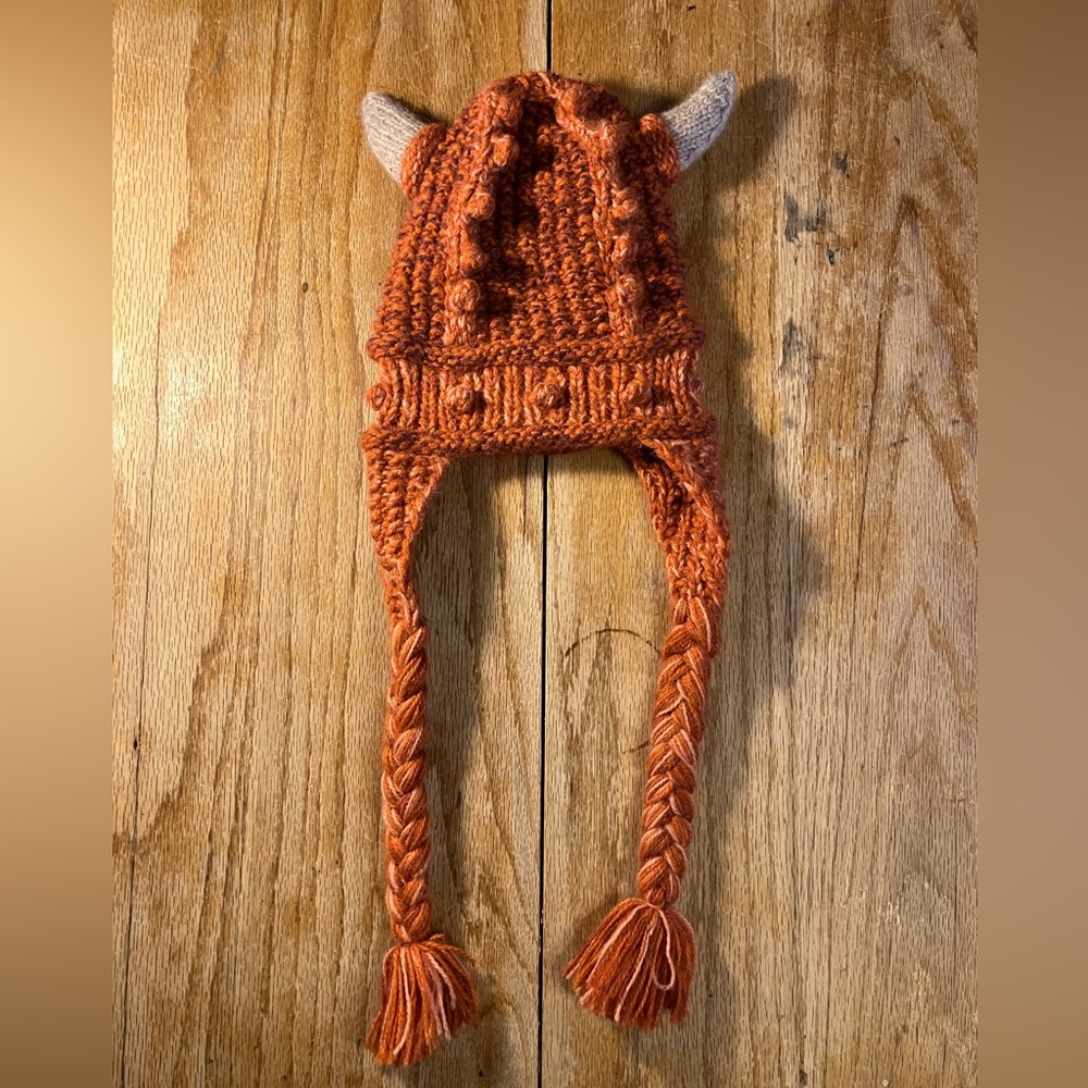 Kids Viking knitted beanie